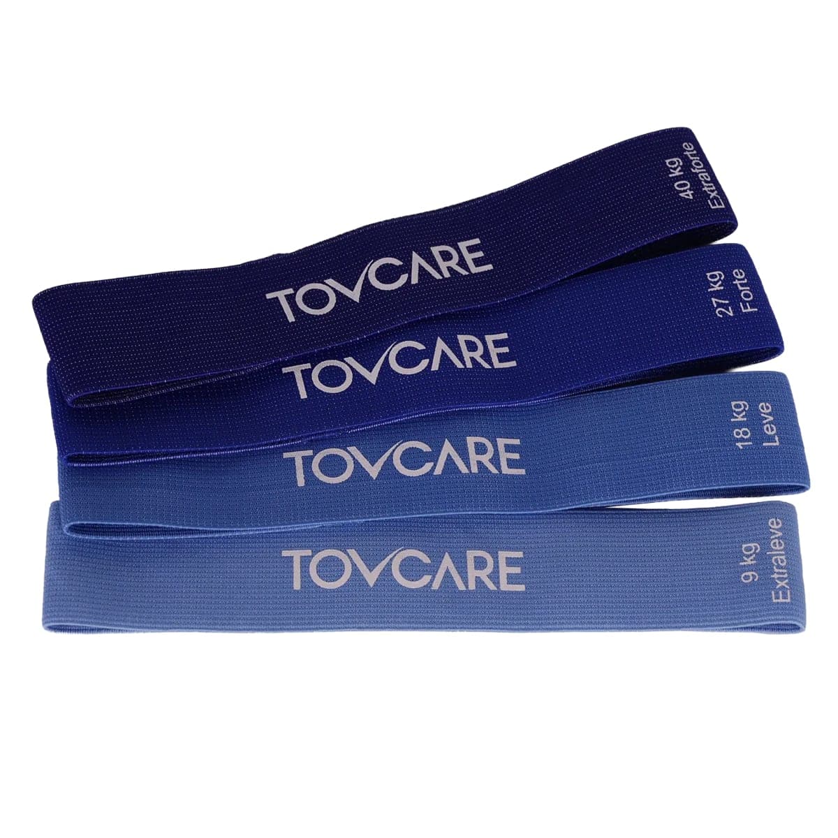 Kit de faixas de resistência em tecido Tovcare